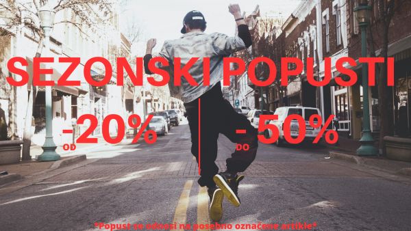 Sezonski popust od -20% do -50%, cijena akcija, Bjelovar Hrvatska Sezonski popust od -20% do -50%, cijena akcija, Bjelovar Hrvatska